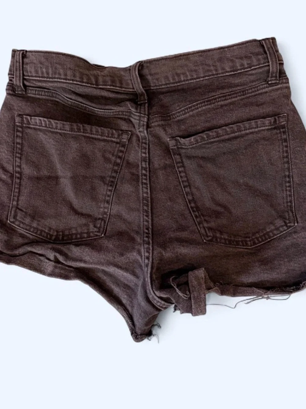 Old Navy Black Denim Short Shorts